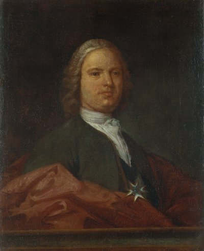 Portret van een Ridder van de Orde van Sint Jan door Antoni Viladomat